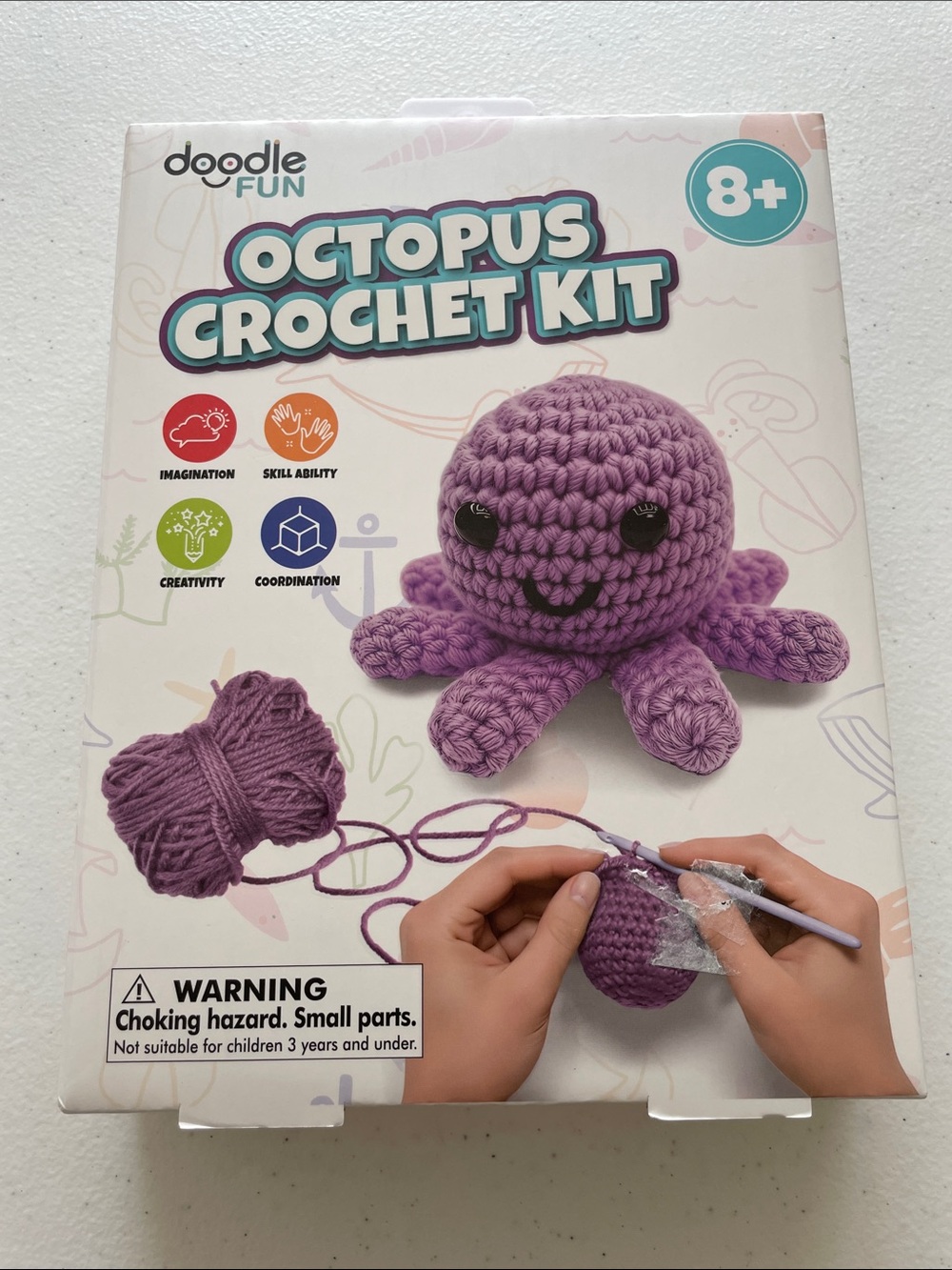 Purple Octopus Crochet Kit